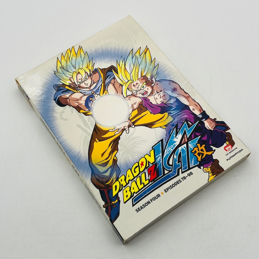 Dragon Ball Z Kai Season Four DVD Box Set Episodes 78-98 Funimation Anime 4-Disc